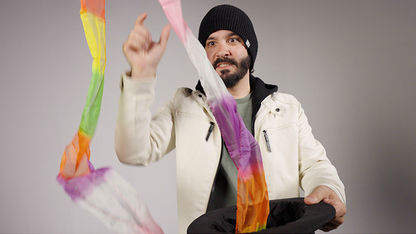 PRO SILK LARGE RAINBOW STREAMER 3.5 foot X 4 inch | Murphy's Magic