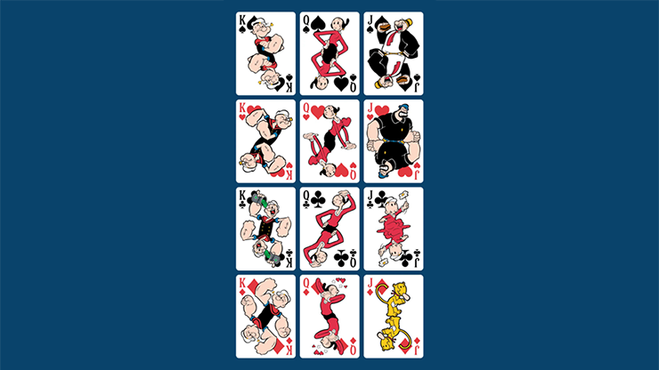 Bicycle Limited Edition Popeye The Sailor Man Playing Cards | Collectible Playing Cards