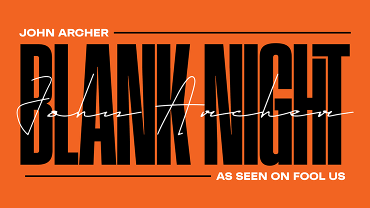 Blank Night 2025 Edition (Orange) | John Archer