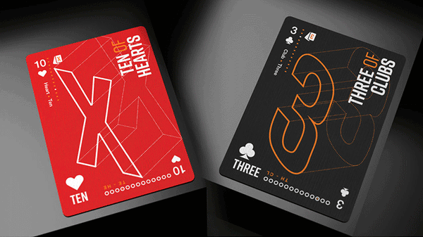 Grid Series Six- Typographic Playing Cards