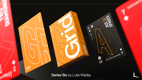 Grid Series Six- Typographic Playing Cards