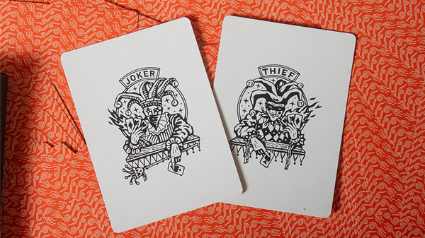 No Borders Edition 2 Crown Back (Red) Playing Cards | Joker and the Thief