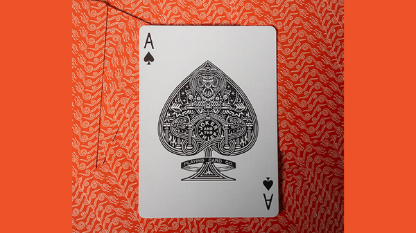 No Borders Edition 2 Crown Back (Red) Playing Cards | Joker and the Thief