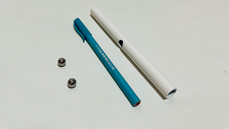 Steel Ball Through Pen | The Essel Magic