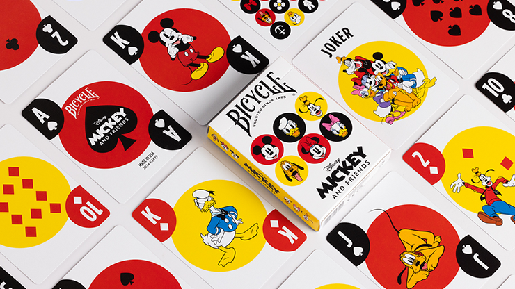 Bicycle Mickey and Friends Playing Card | US Playing Cards