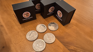 Expanded Shell Half Dollar (plus 4 Regular Coins) | Tango Magic
