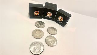 Expanded Shell Eisenhower Dollar (plus 4 Regular Coins) | Tango Magic