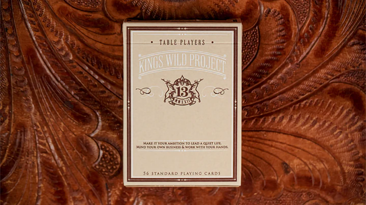 Limited No.13 Table Players Vol.13 Playing Cards | Kings Wild Project