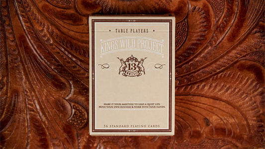 Limited No.13 Table Players Vol.13 Playing Cards | Kings Wild Project