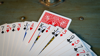 SURE SPLIT Invisible Deck Bicycle (Red) | Murphy's Magic