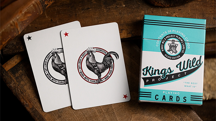 Gilded No.13 Table Players Vol.38 Playing Cards | Kings Wild Project