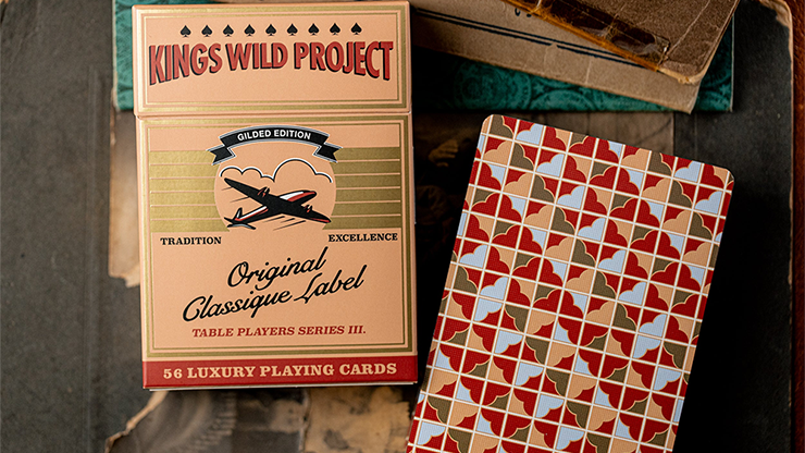 Gilded No.13 Table Players Vol.39 Playing Cards | Kings Wild Project