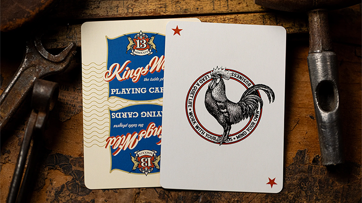 Gilded No.13 Table Players Vol.43 Playing Cards | Kings Wild Project