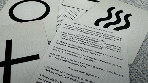 ESP Testing Cards | Dead Rebel Magic