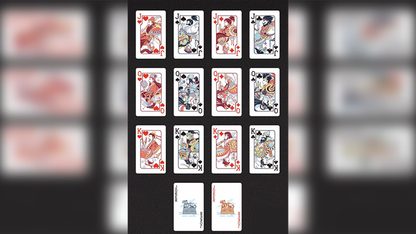 GUAN DAM -Warriors of the Three Kingdoms (Black) Playing Cards | YOKAGAME