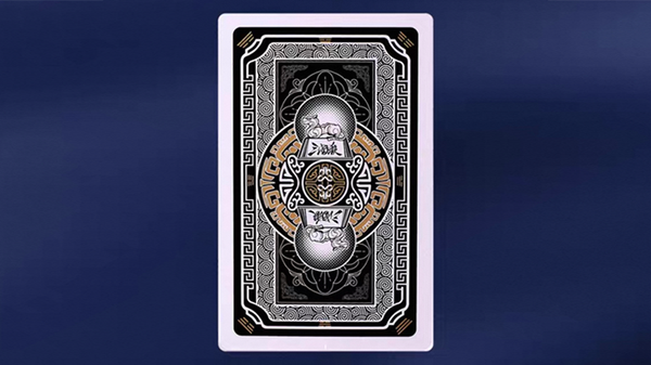 GUAN DAM -Warriors of the Three Kingdoms (Black) Playing Cards | YOKAGAME