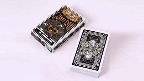 GUAN DAM -Warriors of the Three Kingdoms (Black) Playing Cards | YOKAGAME