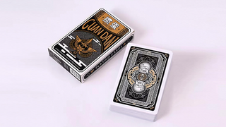 GUAN DAM -Warriors of the Three Kingdoms (Black) Playing Cards | YOKAGAME