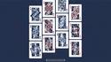 Warriors Of Three Kingdoms (Blue) Playing Cards | YOKAGAME