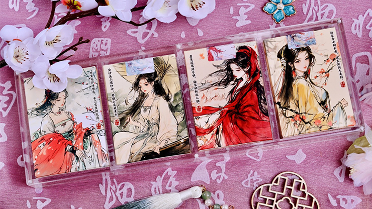 Four Beauties (DiaoChan) Playing Cards