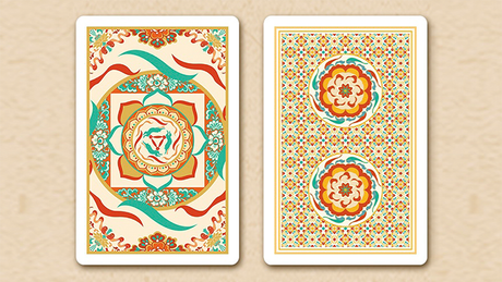 Three Rabbits with Ears Playing Cards