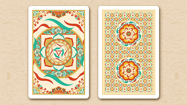 Three Rabbits with Ears Playing Cards