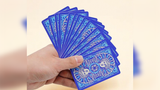 Sun God Greek Mythology Themed Blue Edition Playing Cards