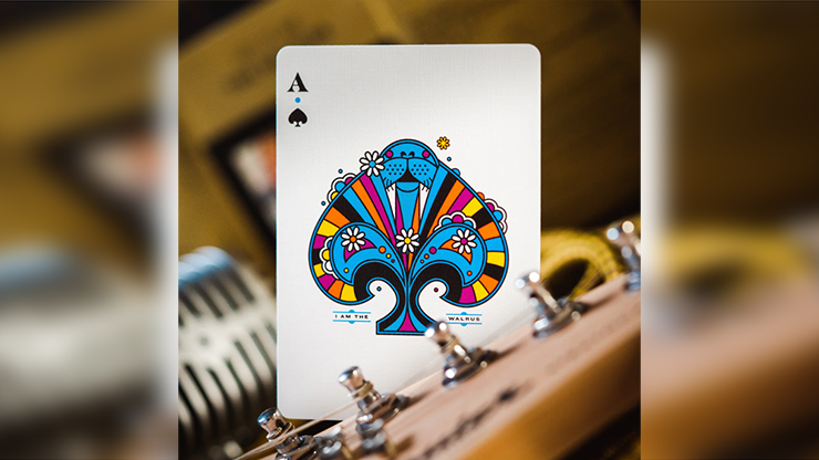 The Beatles Special Edition (Black) Playing Cards | theory11