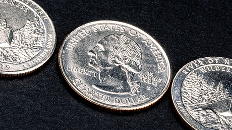 Triad Coins (Quarter) | Joshua Jay and Vanishing Inc.