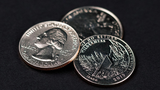 Triad Coins (Quarter) | Joshua Jay and Vanishing Inc.