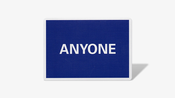 Cap Logo (Navy) ANYONE Playing Cards