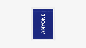 Cap Logo (Navy) ANYONE Playing Cards