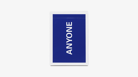 Cap Logo (Navy) ANYONE Playing Cards