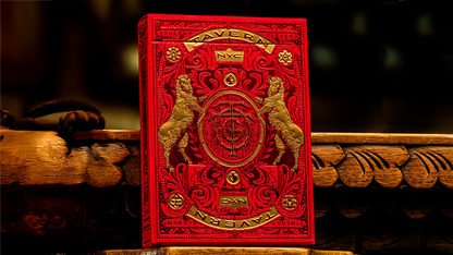 Tavern on the Green: Red Edition Playing Cards | theory11
