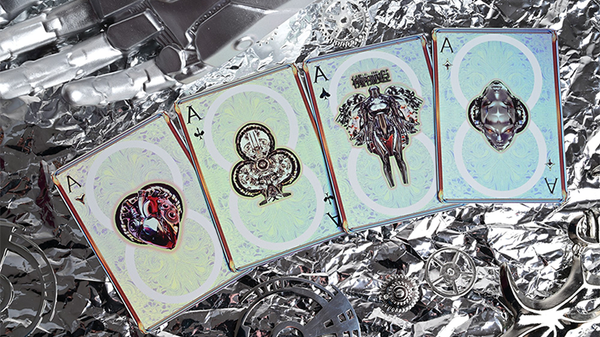 Robo-Geisha playing cards
