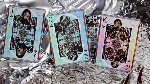 Robo-Geisha playing cards