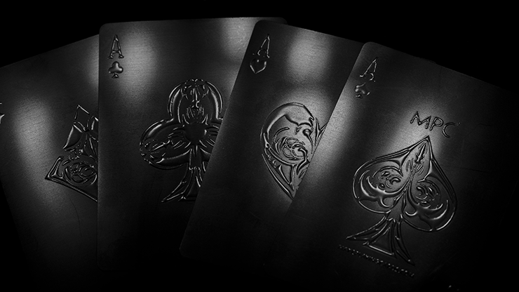 Aqua Black Invisible Playing Cards | MPC