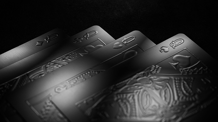 Aqua Black Invisible Playing Cards | MPC