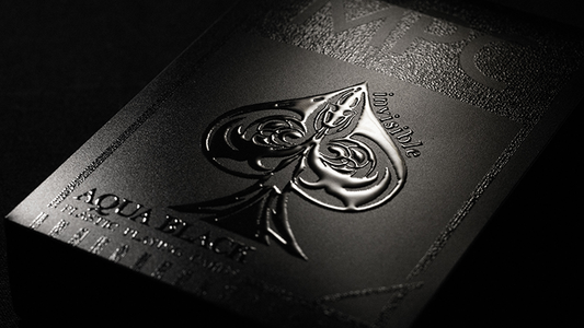 Aqua Black Invisible Playing Cards | MPC