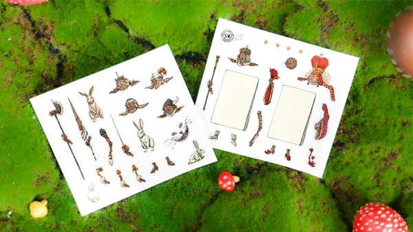 Childhood Playing Cards (Half Brick Standard + Gilded ) | TCC & Lunzi