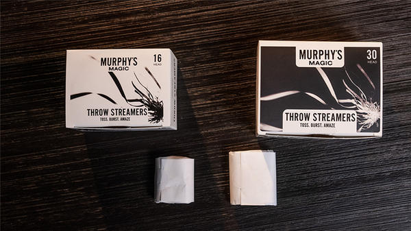 Throw Streamers 12 pk. (White / 16 Head) | Murphy's Magic