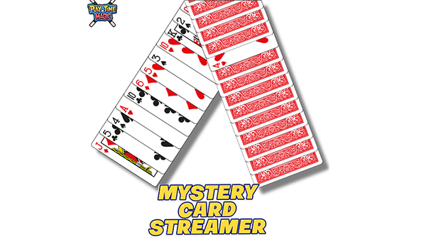 Mystery Card Streamer (Red 4 of Hearts) | PlayTime Magic DEFMA