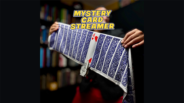 Mystery Card Streamer (Blue 4 of Hearts) | PlayTime Magic DEFMA