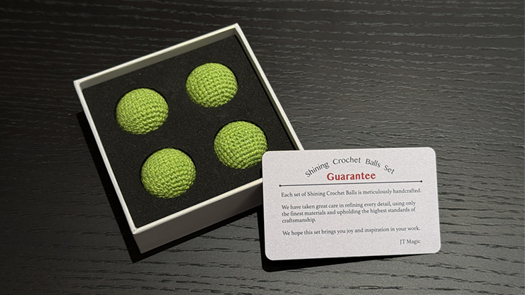 Shining Crochet Balls (Grass Green) | JT Magic