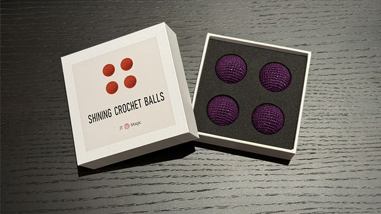 Shining Crochet Balls (Dark Purple) | JT Magic