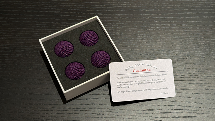 Shining Crochet Balls (Dark Purple) | JT Magic