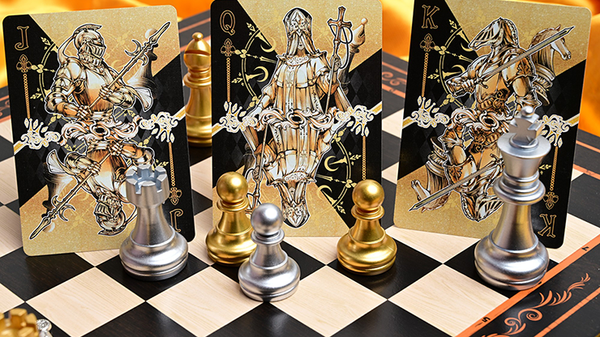 CHESS Black Playing Cards | Hidden Light