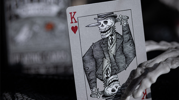 FULTONS OCTOBER TOMBSTONE GREY PLAYING CARDS