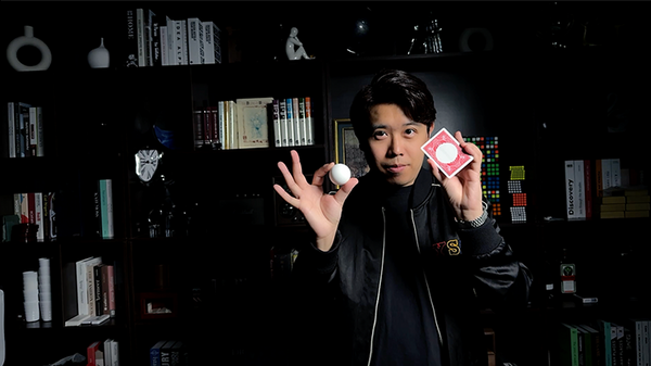 Ball on Card (Red) | Bond Lee & MS Magic