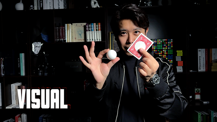 Ball on Card (Red) | Bond Lee & MS Magic